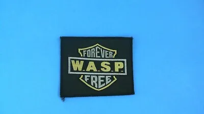 RARE Vintage WASP Band Forever Free Sew On Patch! Blackie Lawless 80s Rock Metal • $17.99
