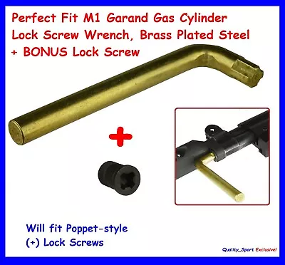 Perfect Fit M1 Garand Gas Cylinder Lock Screw Wrench + BONUS Lock Screw • $19.99