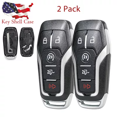 2 Replacement For 2015 2016 2017 Ford F-150 Smart Remote Key Fob Shell Case Pad • $14.98