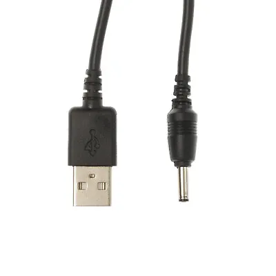 2m USB Black Charger Cable For Wahl Beret Stealth 9818L Trimmer Charger Stand • $10.64