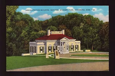 Postcard : Mississippi - Vicksburg Ms - National Military Park Administration • $5.49