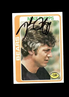 Mike Phipps 1978 Topps Bears Authentic Autographed Card • $5.99