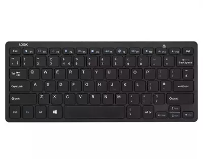 LOGIK  2.4 GHz Wireless Multimedia Keyboard (LCMMKB23) Cordless  Keyboard PC • £19.99