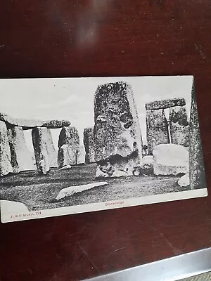 Old Postcard Stonehenge (F.G.O.STUART No724) • £6.75