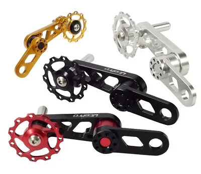 $14.99 • Buy Oval Chainring Tensioner Rear Derailleur Zipper Folding Bike Chain Guide Pulley