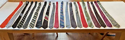 Vintage Skinny Tie Lot 20 Ties • $40