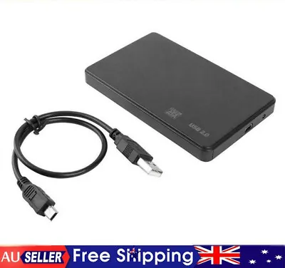 $9.28 • Buy 2.5  Hard Drive SATA To USB 2.0 Caddy Enclosure Box Casing Laptop HDD SSD SSHD 