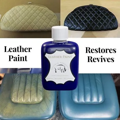 Blue Leather Craft Paint Dye For Bags Trainers Jackets Sofas Car Seats 30ml • £6.95