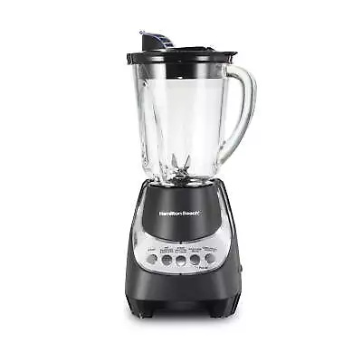 Wave Action Quiet Blender 48 Oz. Glass Jar 12 Blending Functions Black New • $29.59