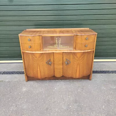 Vintage Art Deco Style Cocktail Drinks Gin Cabinet Cupboard - UPCYCLE PROJECT • £65