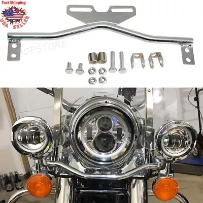 Chrome Motorcycle Light Bar For Yamaha V-Star XVS 250 650 950 1100 1300 XVZ1300 • $30.54