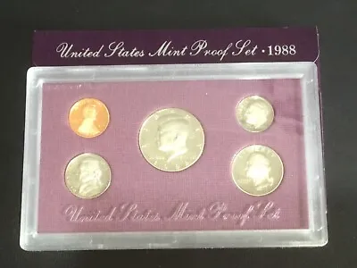 $33 • Buy 1988   US Proof Set Of Coins.