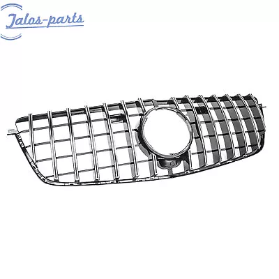 Chrome GT Style Grill For 13-15 Mercedes GL X166 AMG Line GL500 GL550 GL63AMG • $136.49