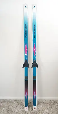 180 Cm FISCHER SUPER GTS Waxable Nordic Telemark Skis W Voile 75 Mm Bindings • $169
