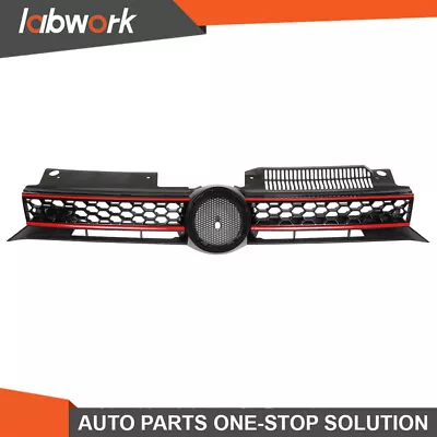 Labwork Front Upper Honeycomb Grille For 2010-2014 Volkswagen Golf MK6 GTI • $39.56