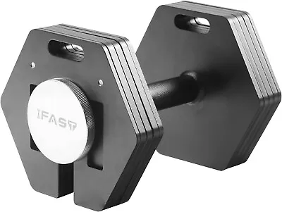 IFAST Adjustable Dumbbells 50LB 9 In 1 Free Single Dumbbell Weights Multiweight • $169.99