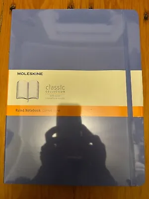 New Moleskine Classic Collection Purple Notebook Extra Large Ruled Soft Cover • $15.99