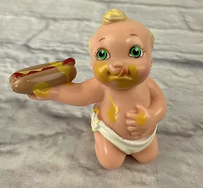 Vintage RARE HTF MAGIC DIAPER BABY PVC Figure Galoob Mustard Hot Dog • $29.99