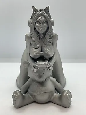 Gamer Girl Statue Resin Figure Unique Limited Custom Made • $39.99