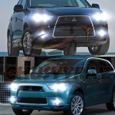 For MITSUBISHI Outlander Sport 2011-2019 6X LED Headlight+Fog Light Hi/Lo Bulbs • $30.99