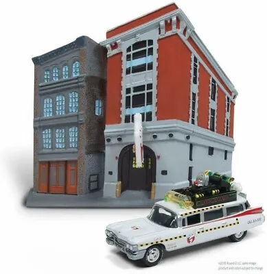Ghostbusters Headquarters & Ecto-1a 1959 Cadillac #02568 Diecast Scale 1/64 • $82.99