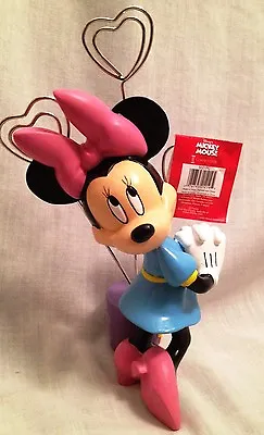 Disney Minnie Mouse  Connoisseur  Figure Note/card/photo 6  Tall NWOB • $12.95