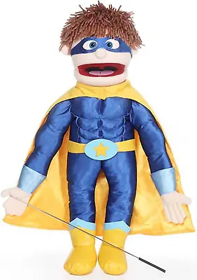 25  Superhero Peach Boy Full Body Ventriloquist Style Puppet • $82.99