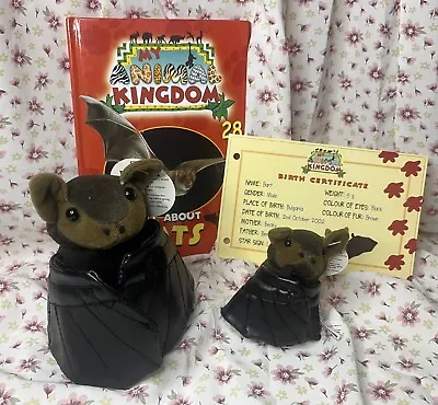 My Animal Kingdom Book 28 Bats 2 Soft Toys + Tags + Certificate Deagostini • £10