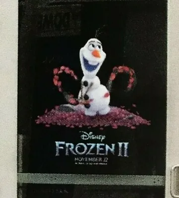 FROZEN 2 Promo Imax Movie Theater Window Clings 4 Disney Movie Memorabilia • $59.99