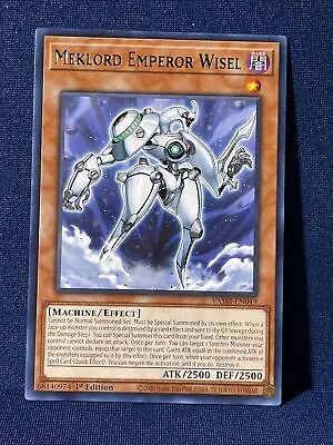 Yugioh! Meklord Emperor Wisel RARE VASM-EN049 Valiant Smashers • $0.99