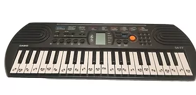 Casio SA77 Mini Portable Electronic Keyboard Tested Batteries Included NoAdapter • $35.99