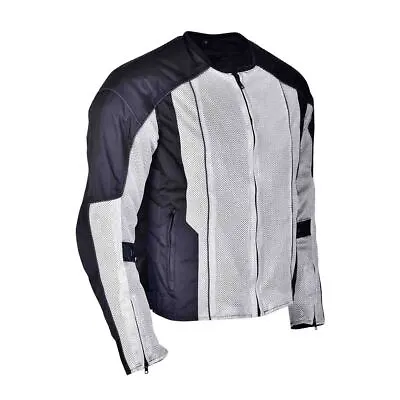 Vance Advanced 3-Season Mesh/Textile CE Armor Motorcycle Jacket • $71.95