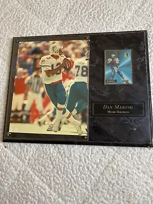 DAN MARINO FRAMED Plaque PHOTO Rare  Vintage A Must Have • $104.69