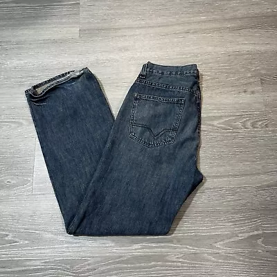 Vans Jeans Men 32X32 Regular Fit Skater Straight Leg Medium Wash Blue Denim • $15.29