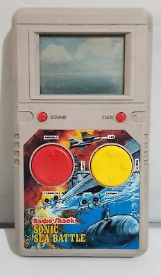 Vintage RadioShack Sonic Sea Battle Electronic Handheld Game • $21