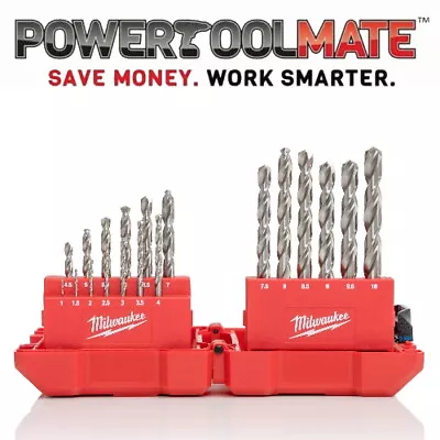 £26.99 • Buy Milwaukee 4932352374 Thunderweb 19 Pieces HSS-G Metal Drill Bit Set