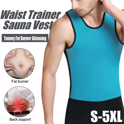 Neoprene Waist Trainer Tank Tops Gym Sauna Vest Weight Loss Corset Sauna Vest • $16.98