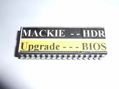 £39.95 • Buy Mackie HDR 24/96 BIOS Upgrade - To Enable Use Of Larger Hard Drives Up To 120 GB