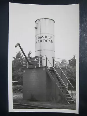 Edaville Railroad Water Tower Tank Real Photo Postcard Massachusetts 1976 Rppc • $2.99