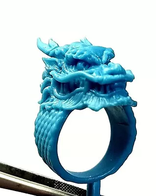 Dragon Head  Man Ring. Wax Patterns For Lost Wax Casting Silver Jewelry • $25