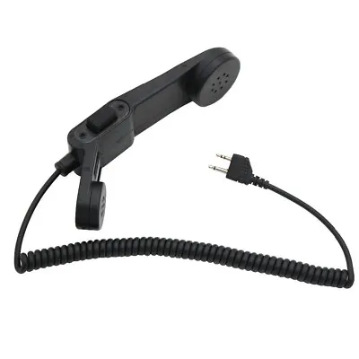Military Handheld Speaker Mic Shoulder Microphone PTT For ICOM IC-V8 A4 IC-V80 • $19.90
