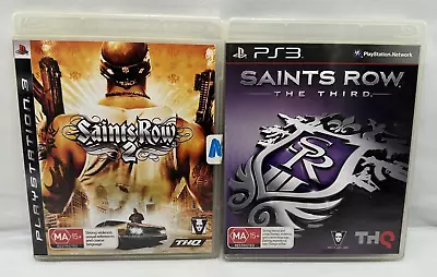 Saints Row 2 + Saints Row The Third - PS3 - Sony Playstation 3 • $11.95