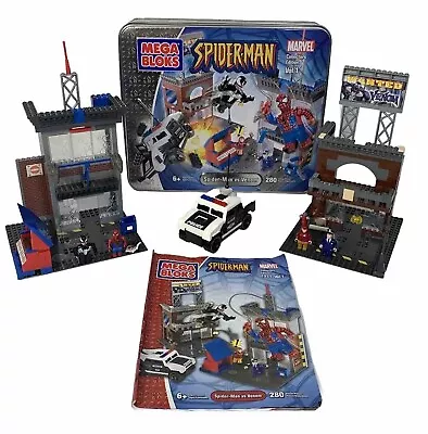 Mega Bloks Spiderman V Venom Metal Tin Collectors Edition Vol.1 • £34.99