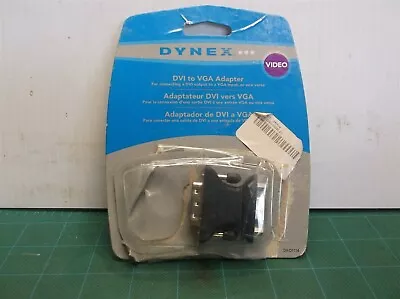 $7.59 • Buy Dynex DVI-A Male To VGA 15-pin Female Video Adapter DX-D1114 Convert Monitor