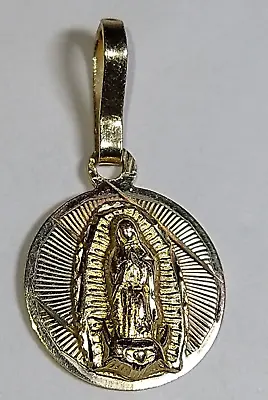 Solid 14k Gold Virgin Mary Pendant 1.26 Grams • $85