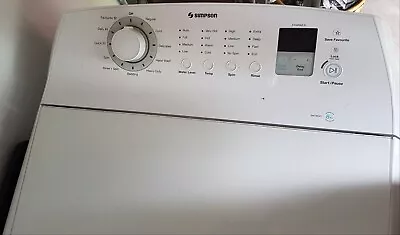 $280 • Buy Simpson SWT8043 Top Load Washing Machine