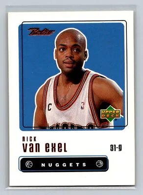 1999-00 Upper Deck Retro #31 Nick Van Exel Denver Nuggets Basketball Card • $1.57