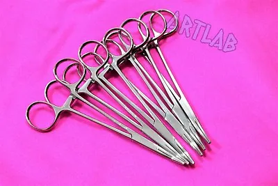 6 Pc Mosquito Hemostat Forceps 5.5  Curved Stainless Steel Surgical Medical • $7.35