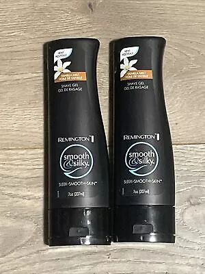 Remington 7 Oz Vanilla Mist Voile De Vanille Sleek Smooth Shave Gel Set Of 2 • $21.99