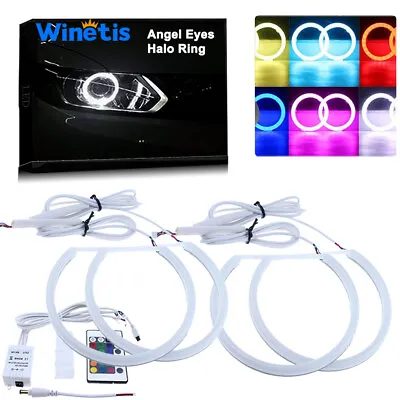 Multi-color RGB LED Angel Eyes Halo Rings Light For Dodge Challenger 2008-2014 • $44.98